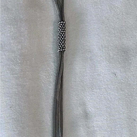 Elegant Silver Multi-Strand Necklace - Picture 4 of 5